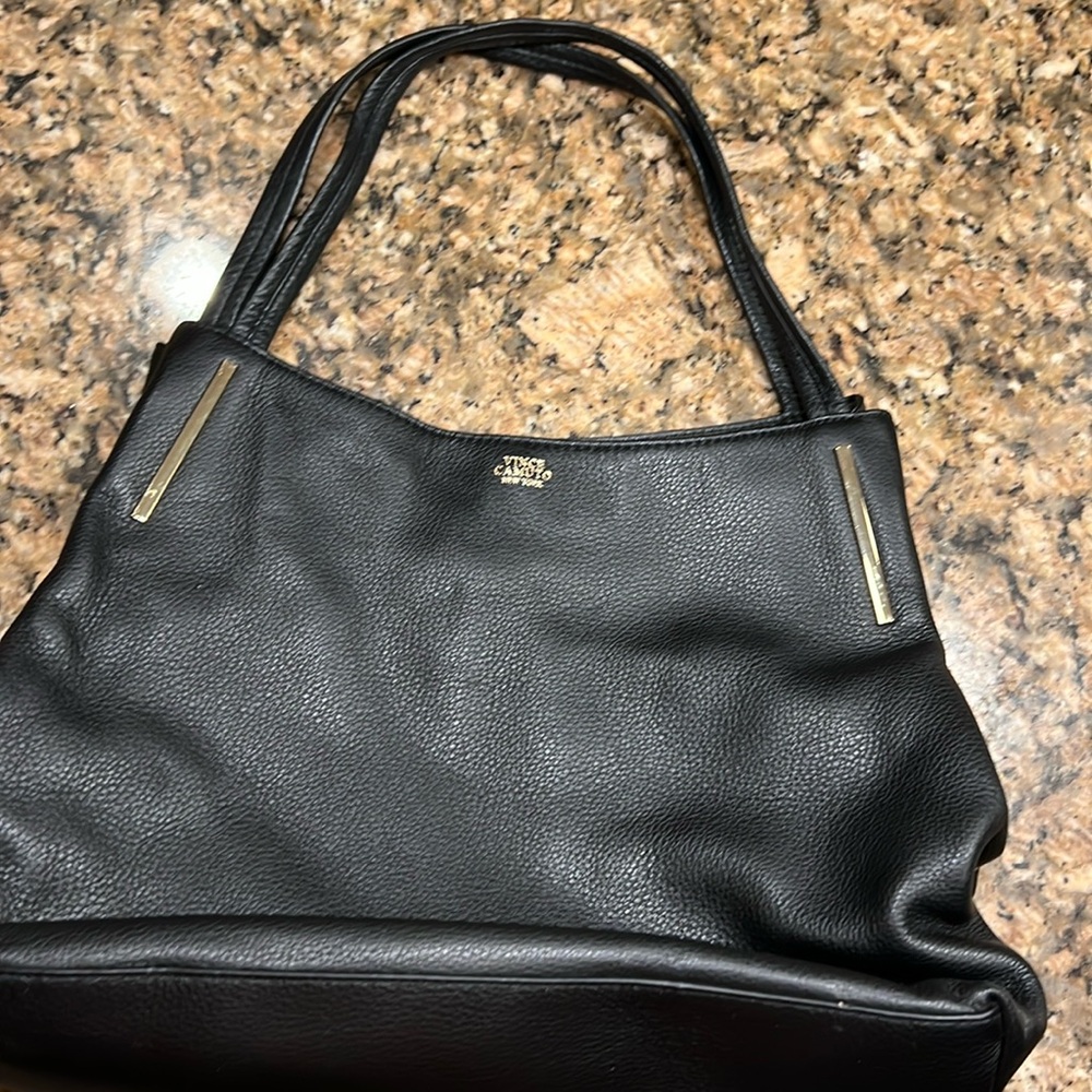 Vince Camuto black leather purse excellent condition